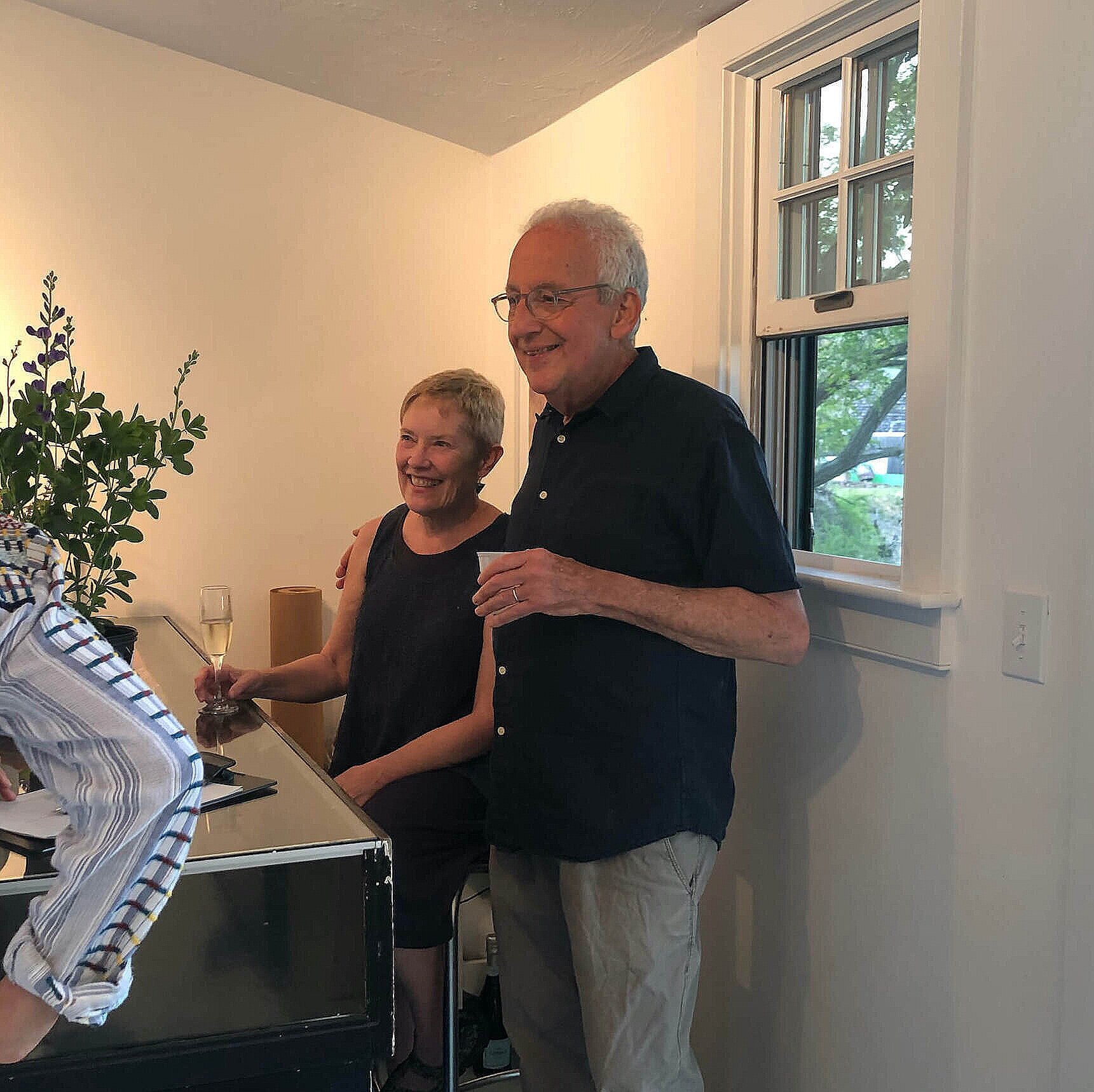 Wendy Luttrell and Robert Shreefter, co-curators at Off Main Gallery